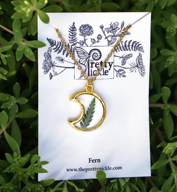 Moon Fern Necklace
